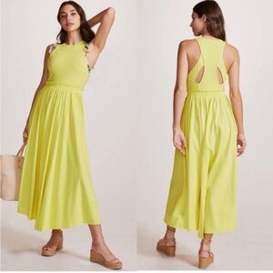 Anthropologie Daily Practice Jump-High Cutout Maxi Dress - Size XS